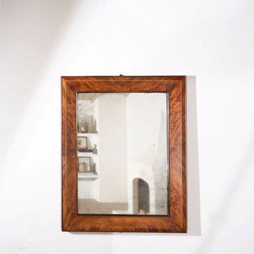 Large Totally Original Georgian Mahogany Wall Mirror