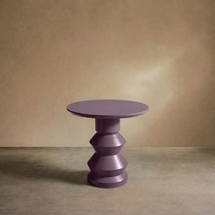 'Glen' Turned Wood Lacquered Side T...