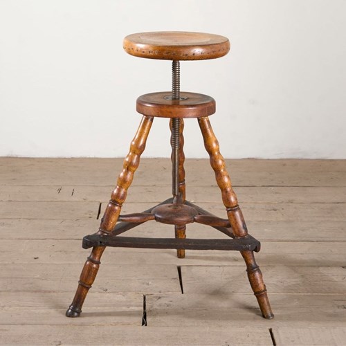 19Th Century Country Swivel Stool