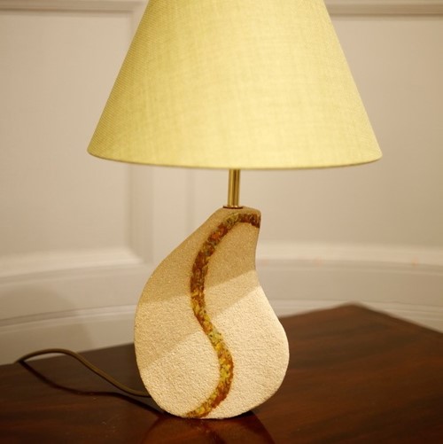 Studio Pottery lamp Fissure