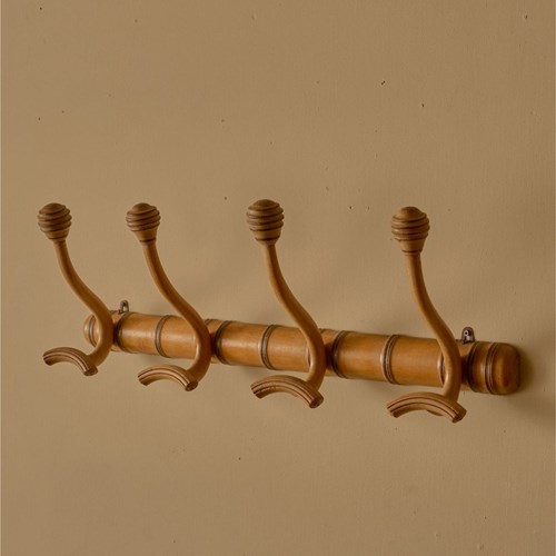 19Th Century French Faux Bamboo Coat Hook