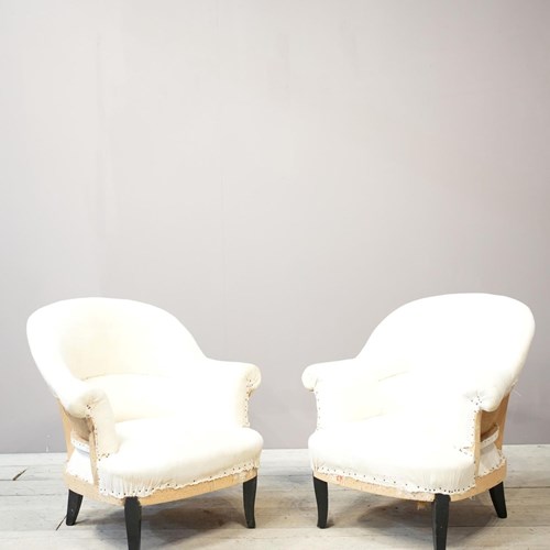 Pair Of 1920'S French Tub Chairs