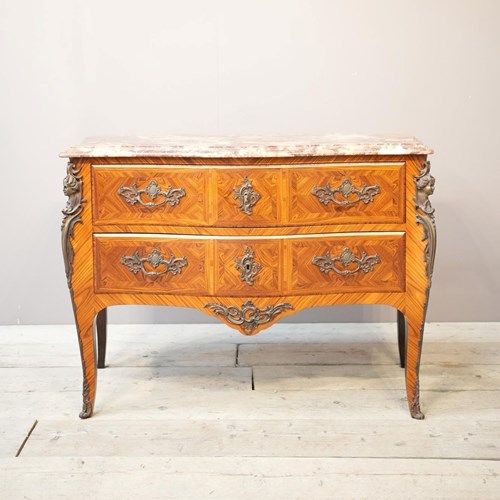 Early 20Th Century French Kingwood Chest Of Drawers