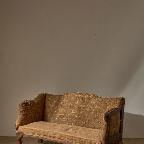 19Th Century Ball And Claw Footed Campaign Sofa