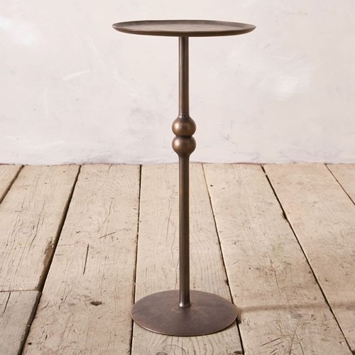 The 'Brokkr' Martini Table In Bronze - Inverted