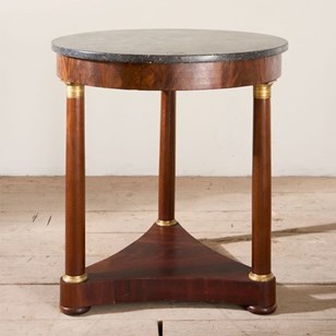 19Th Century French Empire Mahogany...