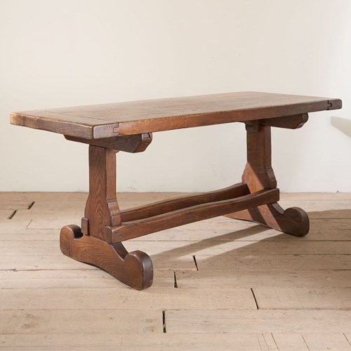 Mid 20Th Century French Elm Dining Table