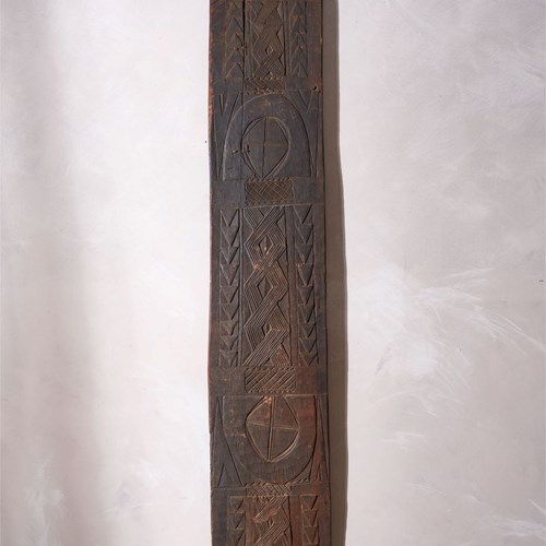 19Th Century Carved African Panel Ilekun