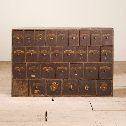 Georgian Period Chemist Apothecary Drawers - No2