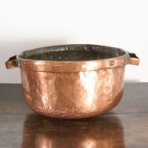 19Th Century Heavy Copper Grain Measure - No6