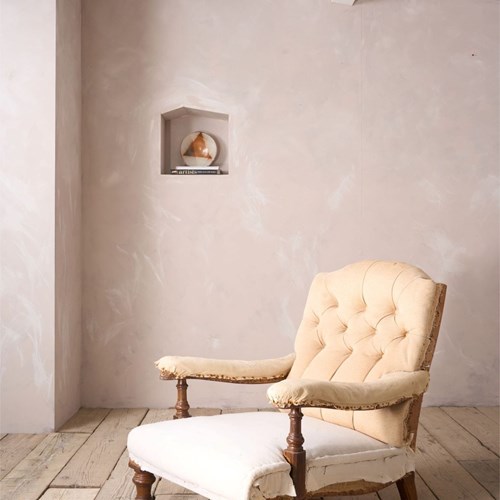 19Th Century Deep Seated Country House Open Armchair