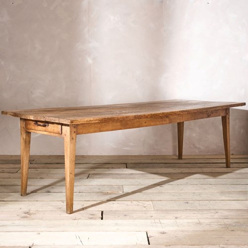 19Th Century 2.45M Elm Dining Table