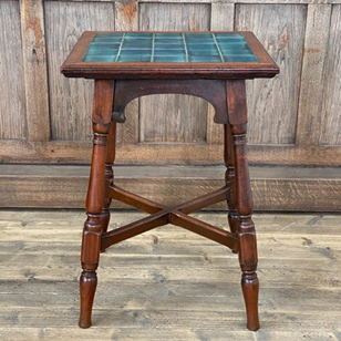 Tiled Top Arts And Crafts Period Wa...