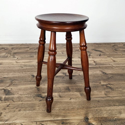 Bar Stool With Turned Legs