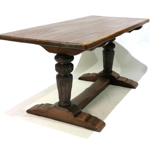 An Early 18Th Century Style Refectory Table In Oak