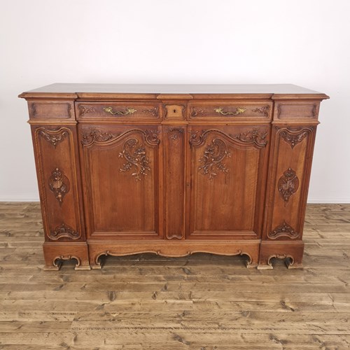 Late 19Th Century Continental Walnut Sideboard Base
