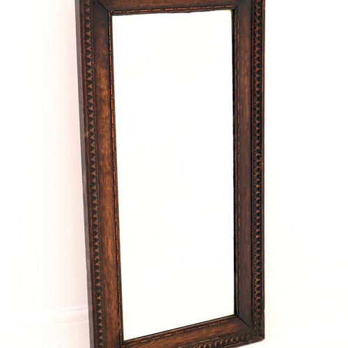 Mid 20Th Century Oak Framed Mirror