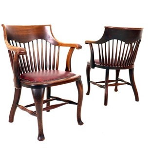 Pair Of Mid-20Th Century Spindle Ba...