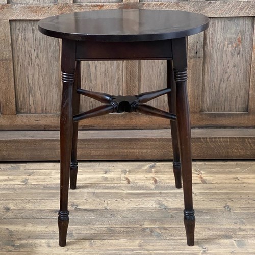 Solid Oak Circular Pub Table
