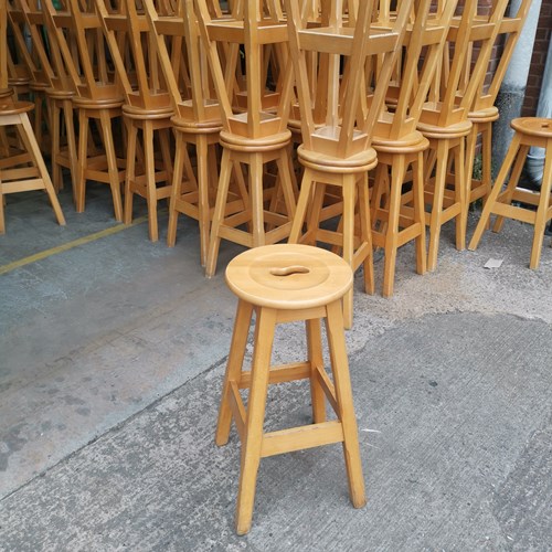 Classic Solid High Bar Stool (59X Available)