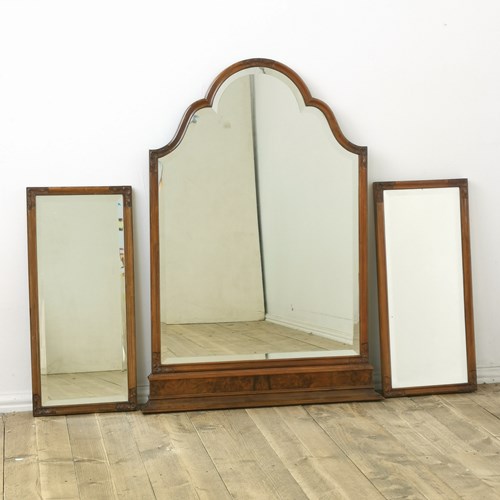 Lovely Shaped Mirror With A Pair Of Rectangular Mirrors