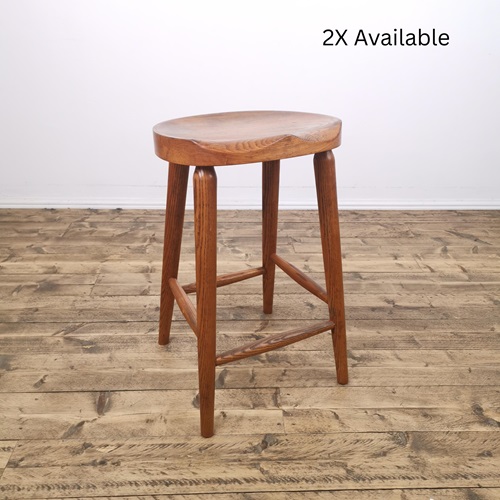 Two Mid-Height Stools