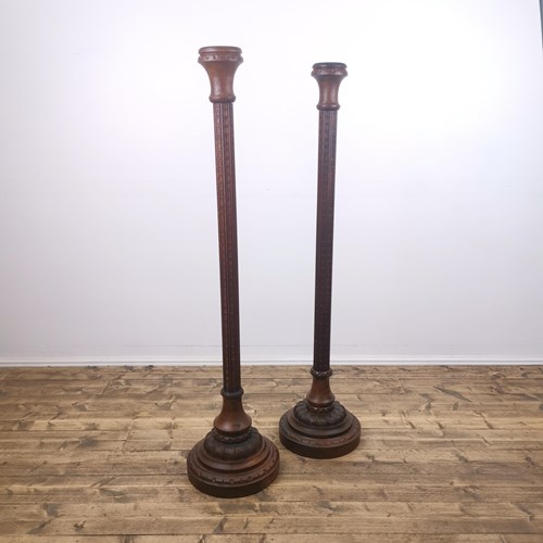 A Near Matching Pair Of Standard Lamps