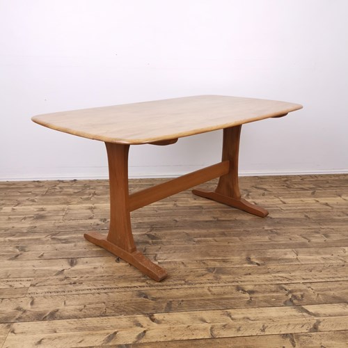 Oak Refectory Trestle Table
