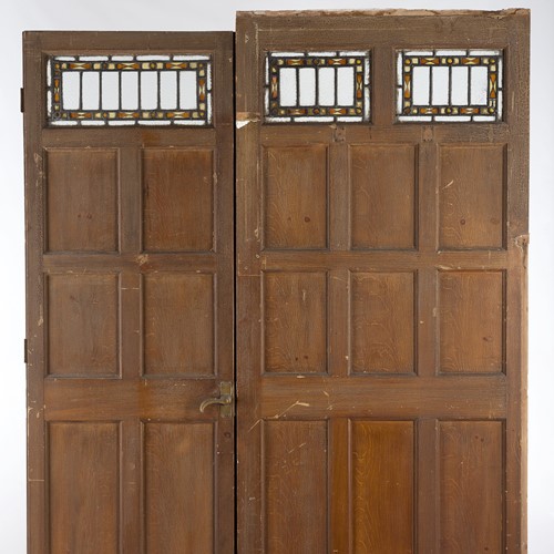 Late 19Th Century Panelled Door & Matching Panel