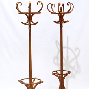 A Pair Of Bentwood Coat Stands