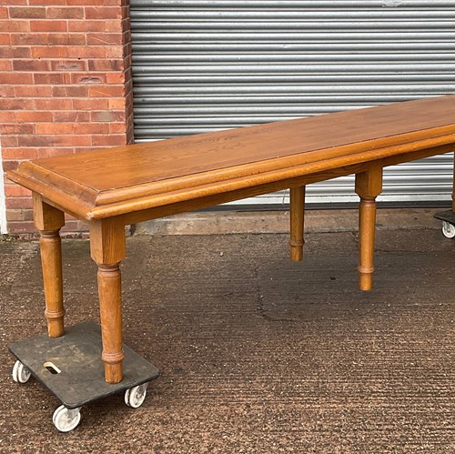 A Lovely Quality Oak Table/ Cash And Wrap