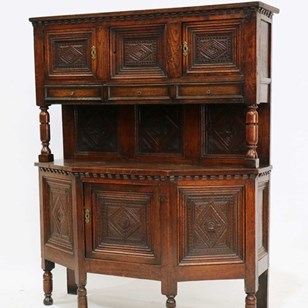 A 17Th Century Style Credence Shape...