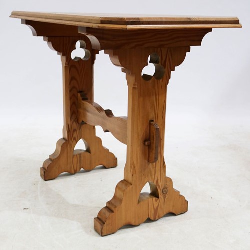 Gothic Pitch Pine Boozing Table