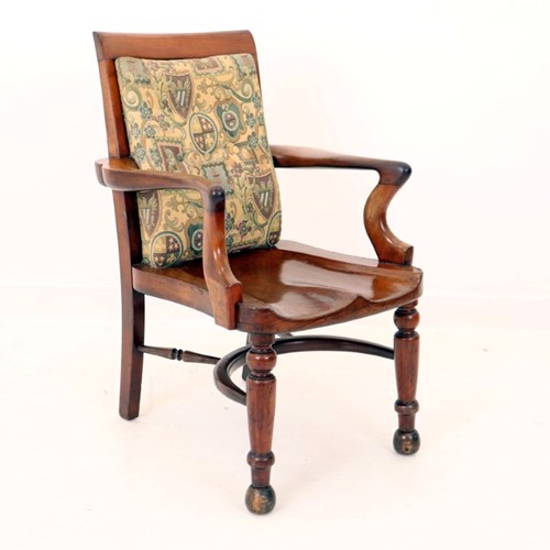 Mid 19Th Century Mahogany Western Railway Armchair