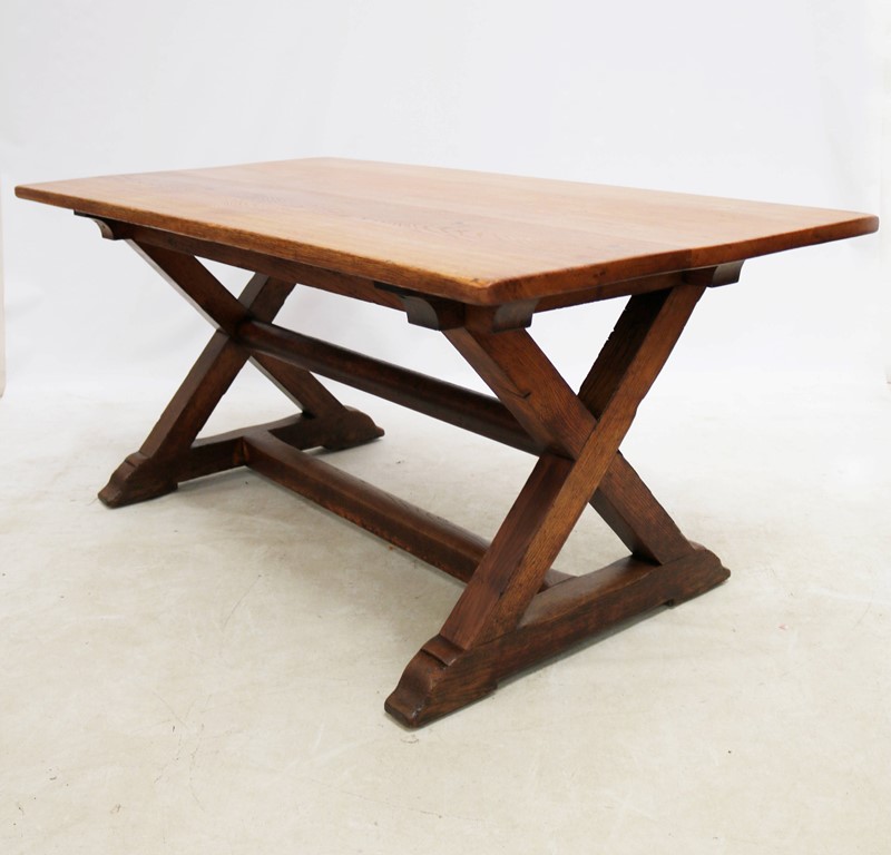 19th Century X-framed Solid Oak Refectory Table -taylor-s-classics-img-8768-main-637914951341501007.jpg