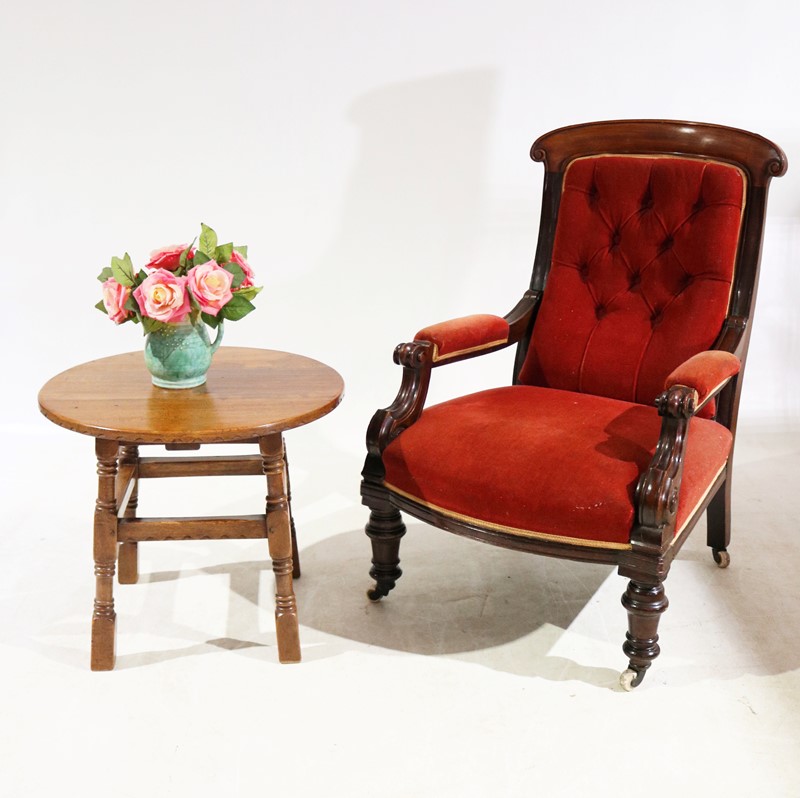 19th Century Mahogany Lounge Chair-taylor-s-classics-mahogany-lounge-chair-8-main-637795858703105204.jpg