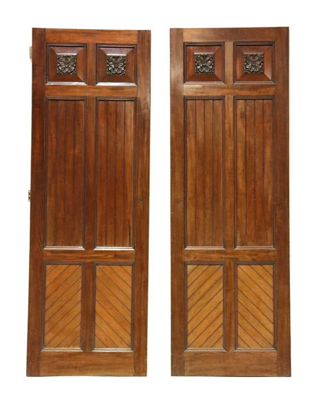 Pair Of Late 19Th Century Mahogany Wardrobe Doors-taylor-s-classics-pair-of-late-19th-century-mahogany-wardrobe-doors-1-main-638136995835684762.jpg