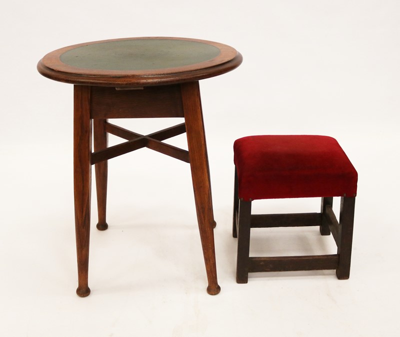 An Old Oak Framed Stool-taylor-s-classics-red-stool-4-main-637498662791036060.jpg