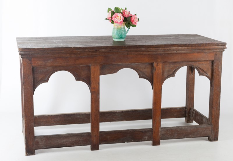 Interesting 19th Century Gothic Oak Serving Table-taylor-s-classics-tab-08352-2-main-637438200410436439.jpg
