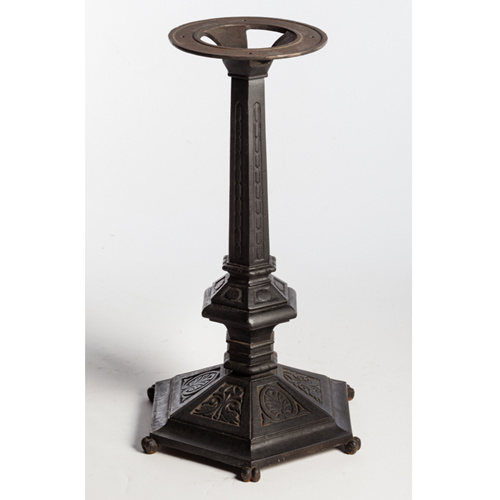 Pagoda Pedestal Cast Iron Table Base Only