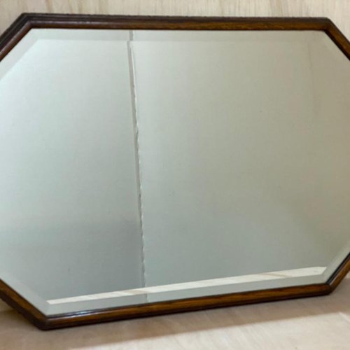 Very Good Quality Shaped Wall Mirror With Bevelled Edge