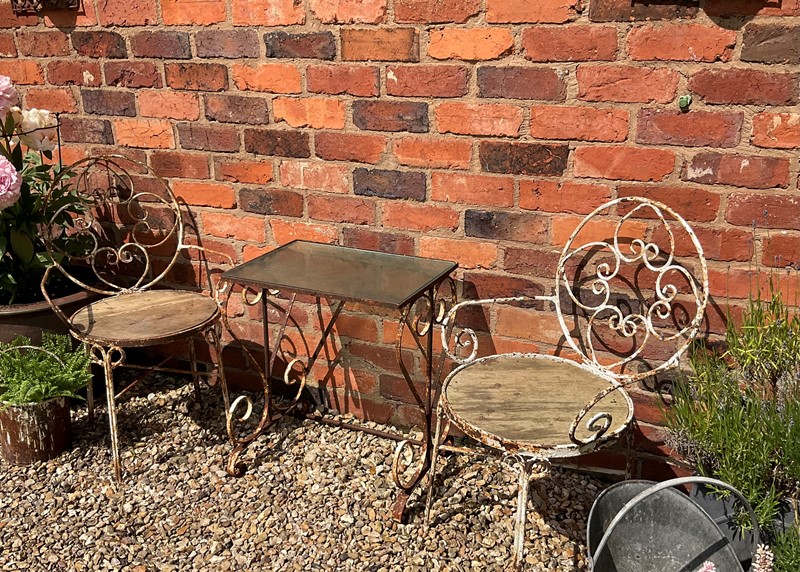 A lovely pair of French Garden Chairs and table-that-vintage-place-2173c193-39ec-4c6c-8bb5-a4c8ad589aac-main-637912364317830540.jpeg