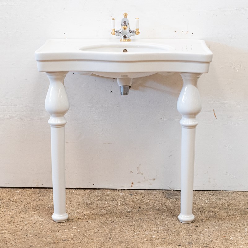 Reclaimed Console Basin on Legs -the-architectural-forum-large-reclaimed-porcelain-sink-on-two-legs-standing-1-main-637893498825143863.jpg