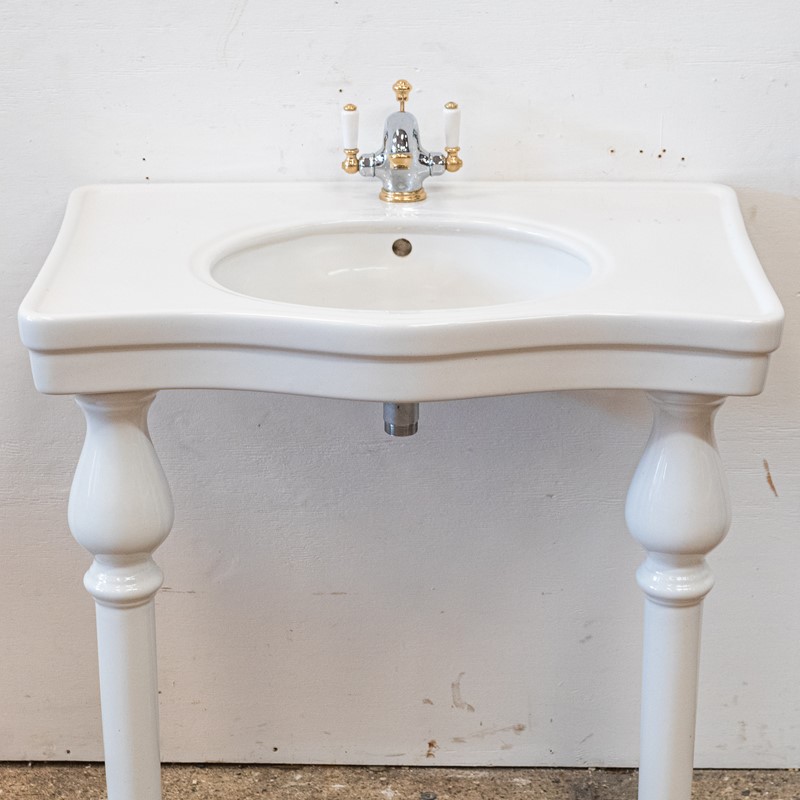 Reclaimed Console Basin on Legs -the-architectural-forum-large-reclaimed-porcelain-sink-on-two-legs-standing-10-main-637893498974207385.jpg