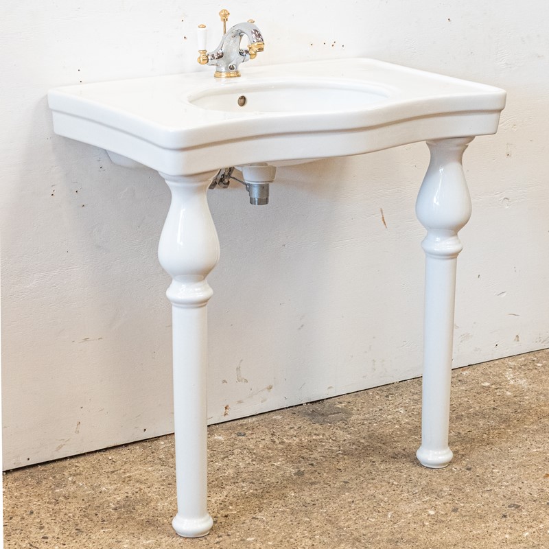 Reclaimed Console Basin on Legs -the-architectural-forum-large-reclaimed-porcelain-sink-on-two-legs-standing-11-main-637893498990770094.jpg