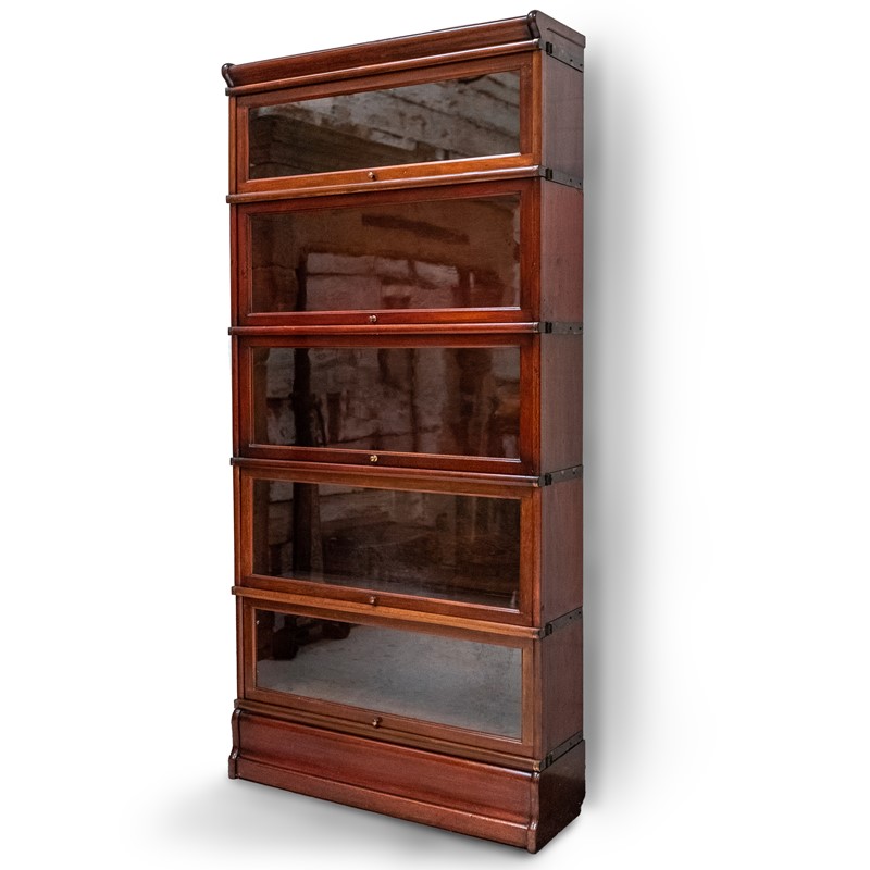 Antique Globe Wernicke Barrister's Bookcase -the-architectural-forum-reclaimed-antique-globe-wernecke-barristers-bookcase-5-tier-3218-main-638116429362034627.jpg