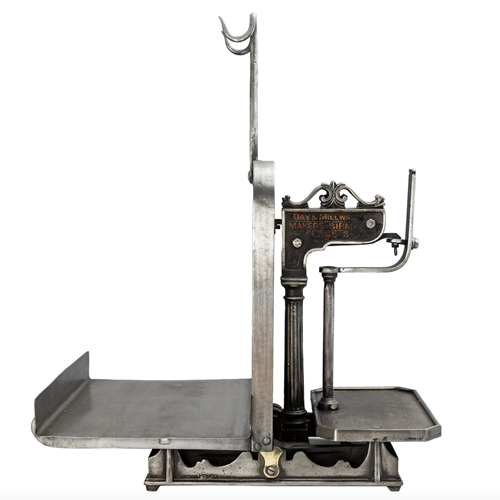 Antique Victorian Cast Iron Scales