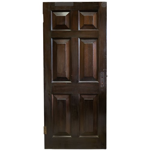 Reclaimed solid mahogany six panel doors