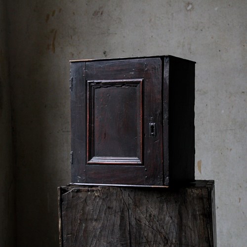 Antique Late 17Th Century Oak Spice Cabinet, William And Mary 