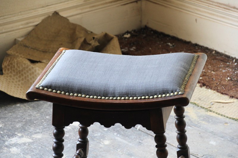 Antique 19Th Century Regency Style Stool, Newly Upholstered -the-black-dog-img-6020cr2-main-638298123417060698.jpg
